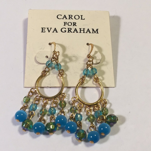 Eva Graham beaded earrings - Picture 1 of 6